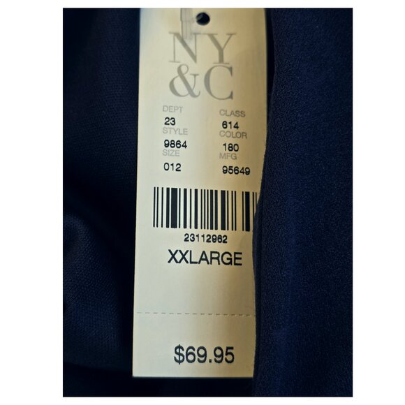 New York & Company Women’s Ruffle Bodycon Sheath Dress Size XXL NWT Stretch - Picture 8 of 10